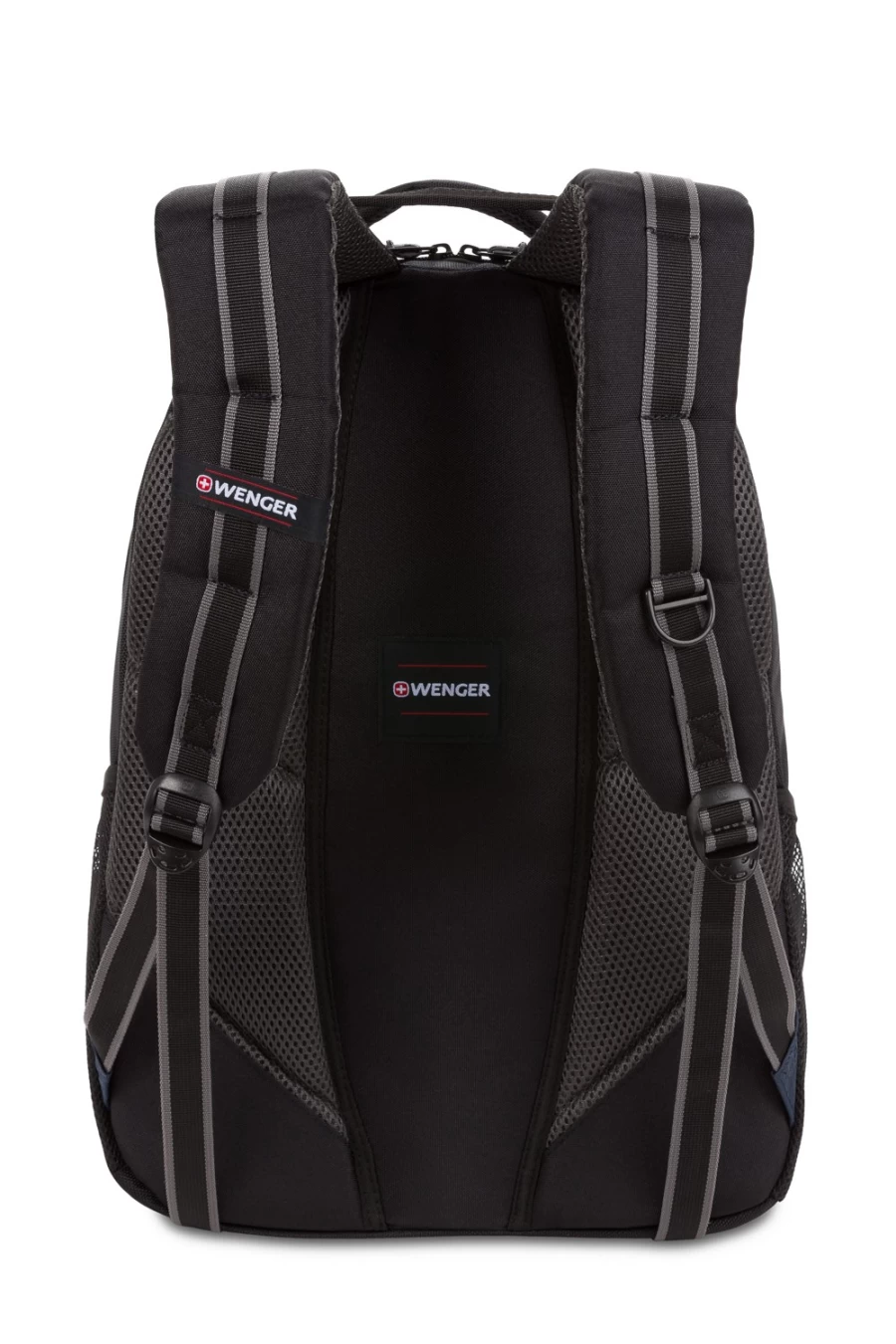 SWISSGEAR 16 Inch Laptop Backpack for Men & Women, Durable Blue Gray Business Travel Backpack with USB Charging Port, TSA Friendly Carry On Backpack