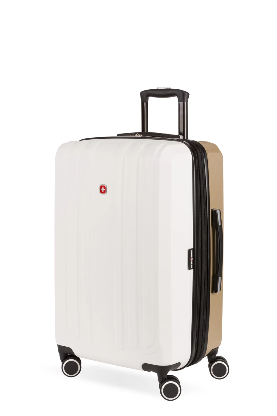 SWISSGEAR 8028 24-Inch Expandable Hardshell Spinner Suitcase, Durable Lightweight Checked Luggage with 360° Wheels