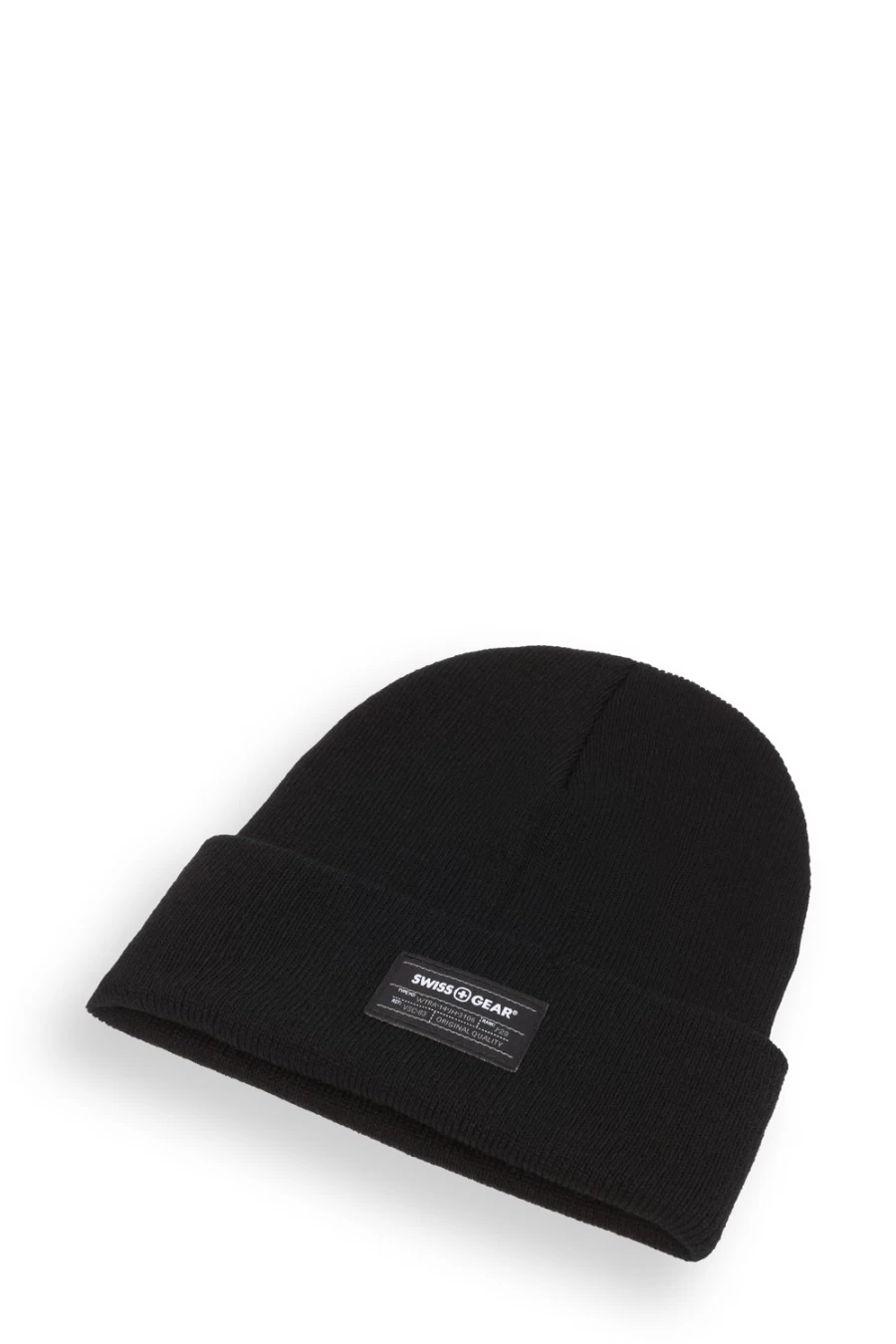 SWISSGEAR Getaway Winter Beanie Hat for Men & Women - Soft Stretchable Knit Skull Cap - Black One Size Fits All
